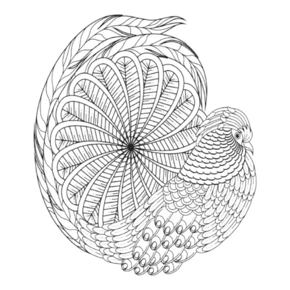 Printout Bird Mandalas Coloring #1 (31 Pages)